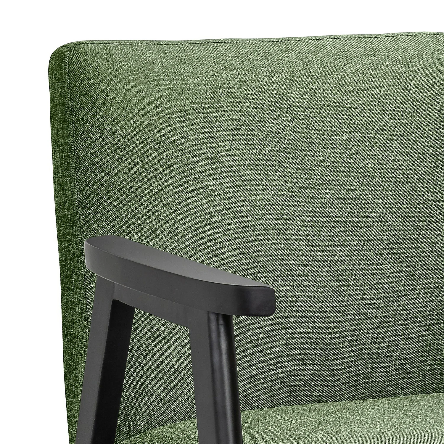 Alex Mid Century Armchair - Green 6 Alex Mid Century Armchair - Green - Image 4