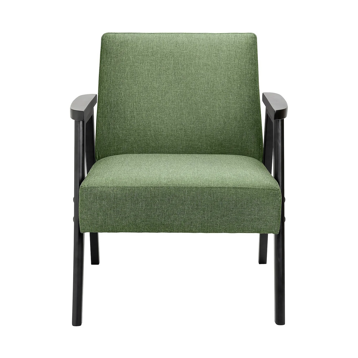 Alex Mid Century Armchair - Green 4 Alex Mid Century Armchair - Green - Image 2