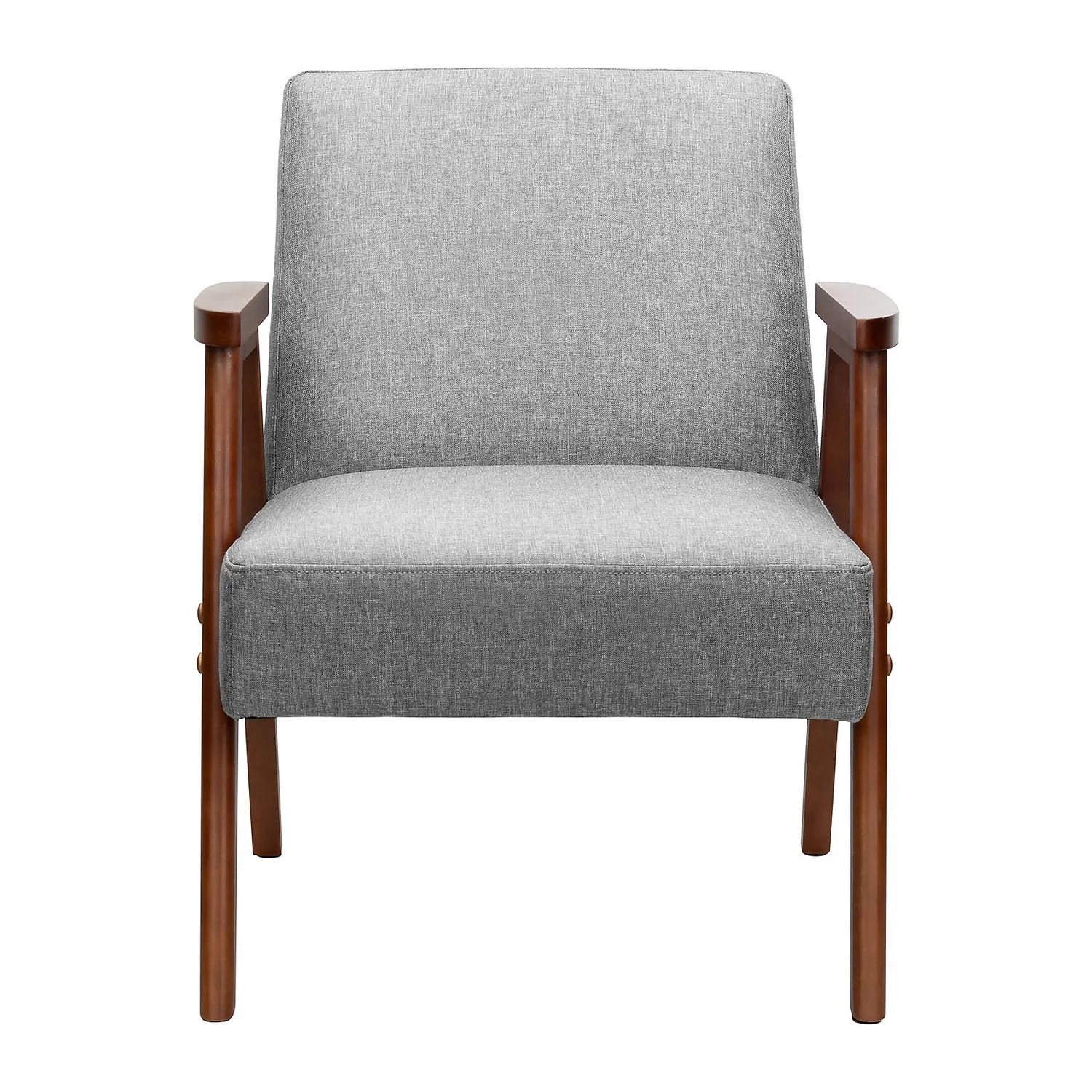 Alex Mid Century Armchair - Grey 5 Alex Mid Century Armchair - Grey - Image 3