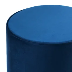 Pippa Round Pouffe - Blue -Furniture Series Sale 13514425 8104964604227403