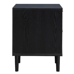 Kubu Rattan 2 Drawer Side Table - Black -Furniture Series Sale 13633731 1074974471770637