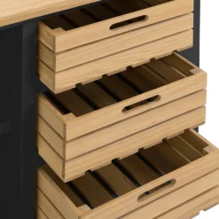 Ashstead Small Sideboard - Oak & Charcoal -Furniture Series Sale 13642198 1114953455761569