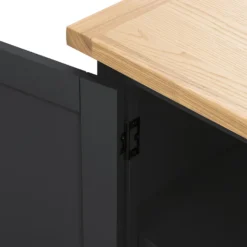 Ashstead Small Sideboard - Oak & Charcoal -Furniture Series Sale 13642198 1454953455829072