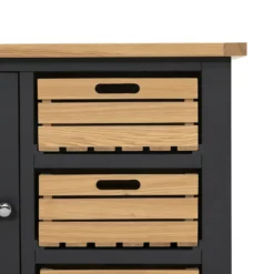 Ashstead Small Sideboard - Oak & Charcoal -Furniture Series Sale 13642198 5435045743943721