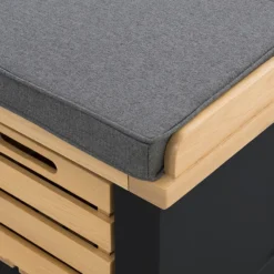 Ashstead Storage Bench - Oak & Charcoal -Furniture Series Sale 13642204 1164953455835891