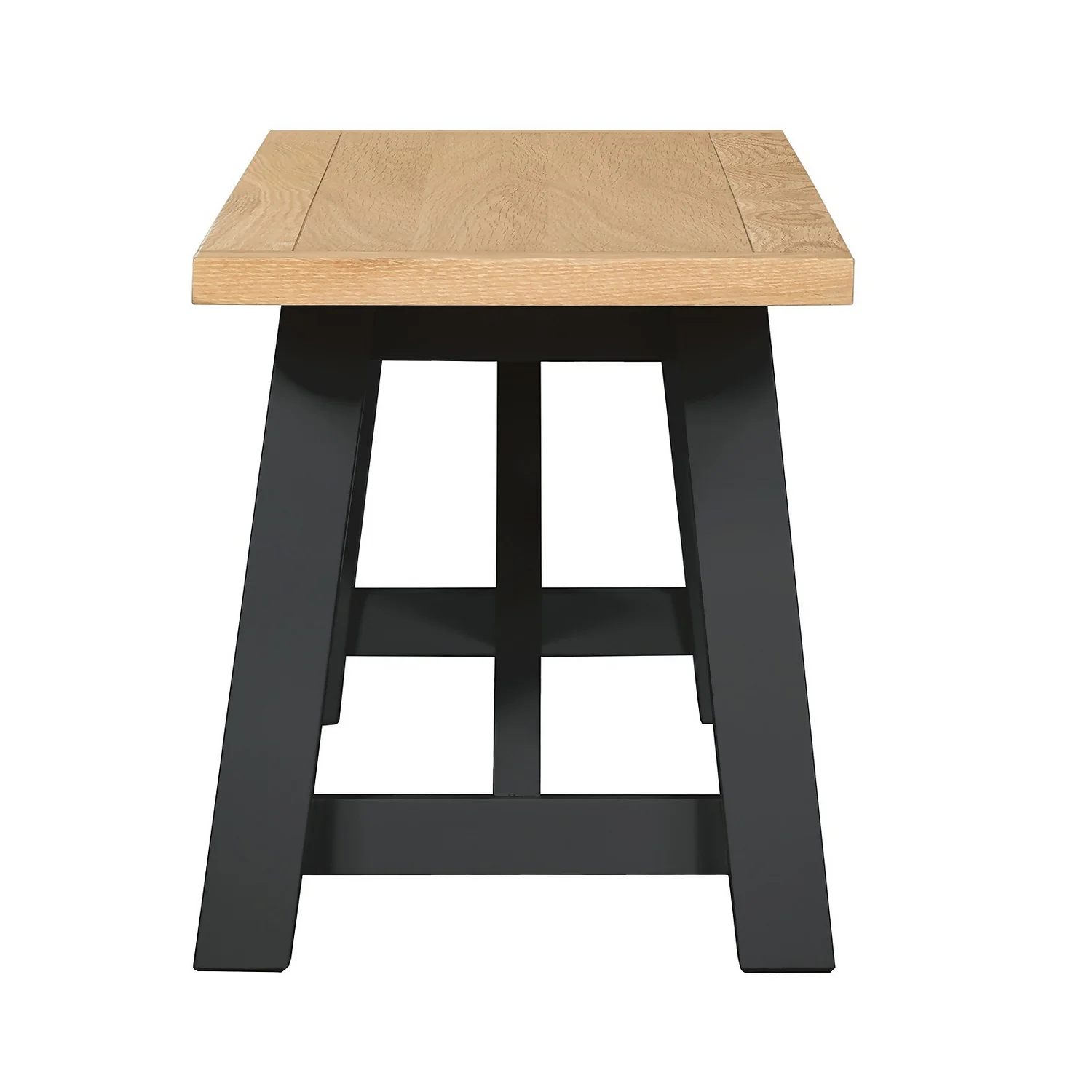 Ashstead Bench - Oak & Charcoal 6 Ashstead Bench - Oak & Charcoal - Image 4