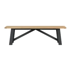 Ashstead Bench - Oak & Charcoal 13 Ashstead Bench - Oak & Charcoal -Furniture Series Sale 13642207 1774953454646625