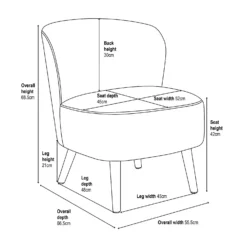 Amy Occasional Chair - Mustard 15 Amy Occasional Chair - Mustard -Furniture Series Sale 13644151 2165009660498850