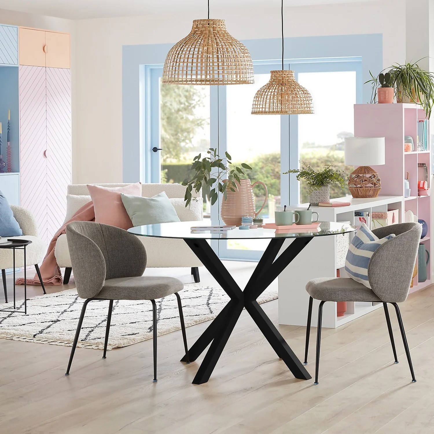 Maxwell Dining Chair - Set Of 2 - Grey 4 Maxwell Dining Chair - Set Of 2 - Grey - Image 2