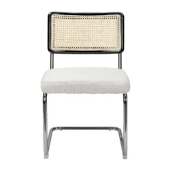 Rory Rattan Back Dining Chair - Set Of 2 - Cream -Furniture Series Sale 13644185 1374997056735833