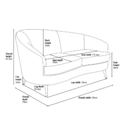 Lucie Asymmetric 2 Seater Sofa - Midnight 19 Lucie Asymmetric 2 Seater Sofa - Midnight -Furniture Series Sale 13644192 1345020302195714