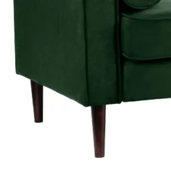 Draper Velvet 3 Seater Sofa In A Box - Green -Furniture Series Sale 13646000 1824978299957786