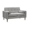 Draper Woven Fabric 2 Seater Sofa In A Box - Grey -Furniture Series Sale 13646006 9374978299548670