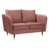 Cosmo Velvet 2 Seater Sofa In A Box - Rose Pink -Furniture Series Sale 13646013 9084978299583602
