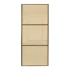 Linear Sliding Wardrobe Door 3 Panel Cream Glass With Walnut Frame (W)762mm -Furniture Series Sale 13660789 2164969757566566