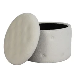 Betty Boucle Button Ottoman - Cream 10 Betty Boucle Button Ottoman - Cream -Furniture Series Sale 13667712 1514964295414270