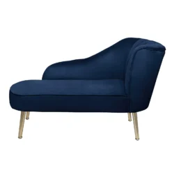 Gigi Velvet Chaise Longue - Midnight -Furniture Series Sale 13698290 1394975247801325