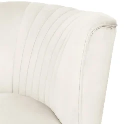 Gigi Velvet Chaise Longue - Cream -Furniture Series Sale 13698291 9304975247675751