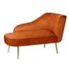 Gigi Velvet Chaise Longue - Tangerine 1 Gigi Velvet Chaise Longue - Tangerine -Furniture Series Sale 13698292 1304975247457771