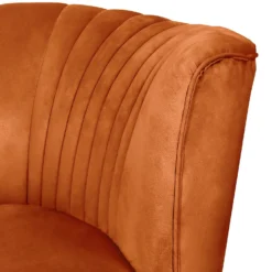 Gigi Velvet Chaise Longue - Tangerine -Furniture Series Sale 13698292 1914975247662548