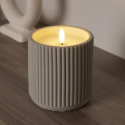 LED Concrete Candle - Grey -Furniture Series Sale 13794265 9165009419611231