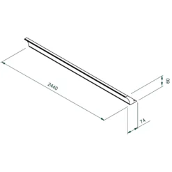 House Beautiful Cornice, Realm - Matt Grey -Furniture Series Sale 13864373 1315006327485920