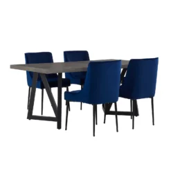Holte Dining Table And 4 Ava Chairs