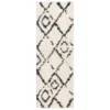 Deluxe Berber Shaggy Runner - White & Black - 180x67cm -Furniture Series Sale 13888027 1674988131078764
