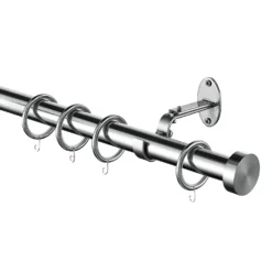 Extendable Curtain Pole With Crystal Finial - Steel -Furniture Series Sale 13909293 2114987948506813
