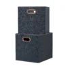 Clever Cube Fabric Insert - Set Of 2 - Woven Marine -Furniture Series Sale 13911400 1454981912810656