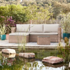 Alexandria Rattan Effect Garden Corner Sofa Set -Furniture Series Sale 13936306 1825022386450172
