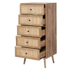 Kubu Rattan 5 Drawer Tallboy -Furniture Series Sale 13951720 4065019090048294