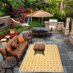 Homebase Outdoor Rug - Mustard 120x180cm 7 Homebase Outdoor Rug - Mustard 120x180cm -Furniture Series Sale 13953332 1264989199281348