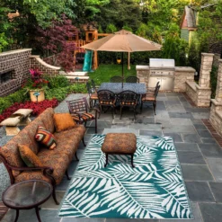 Homebase Outdoor Rug - Teal 120x180cm -Furniture Series Sale 13953333 1274989199482873