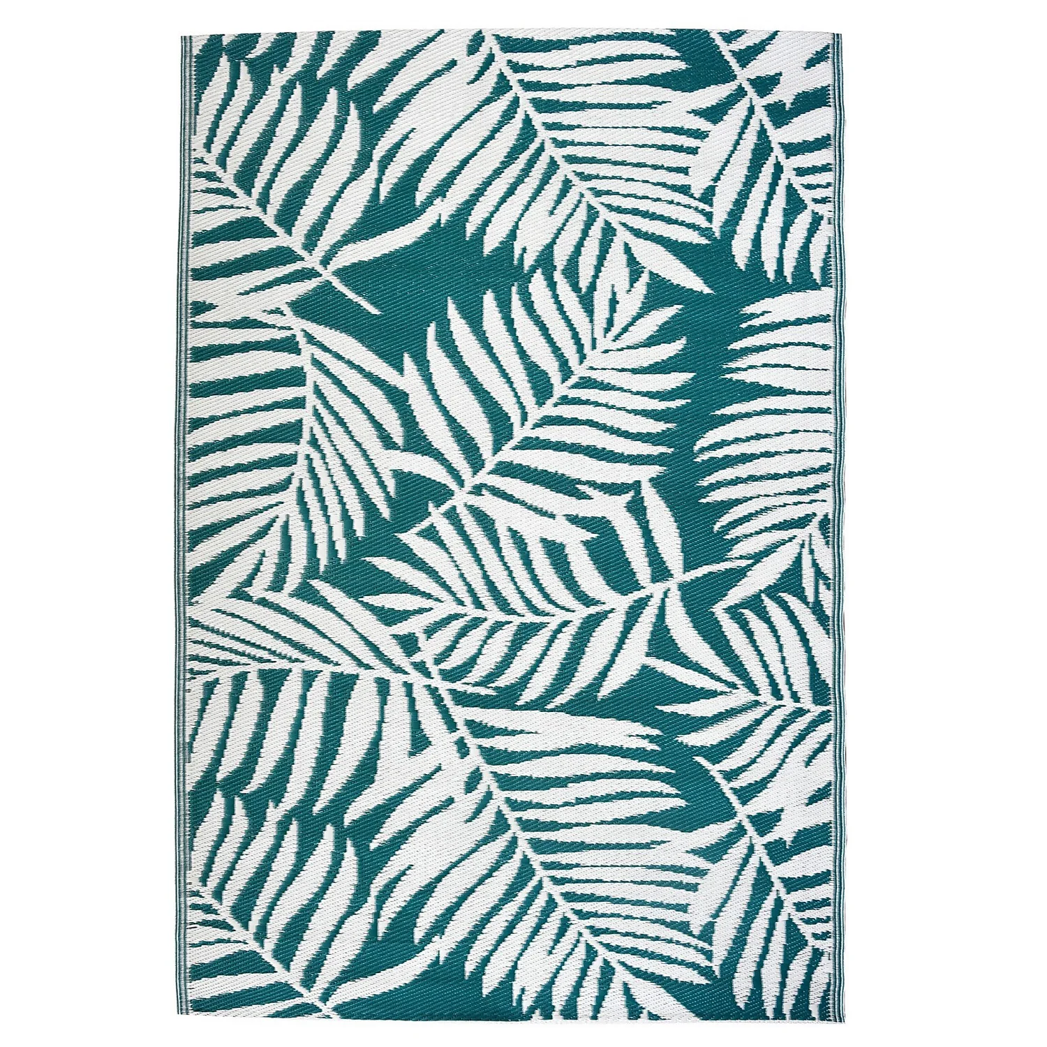 Homebase Outdoor Rug - Teal 160x230cm 3 Homebase Outdoor Rug - Teal 160x230cm