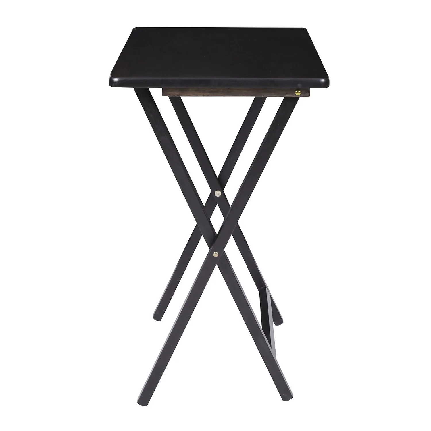 Wooden Folding Table - Black 5 Wooden Folding Table - Black - Image 3