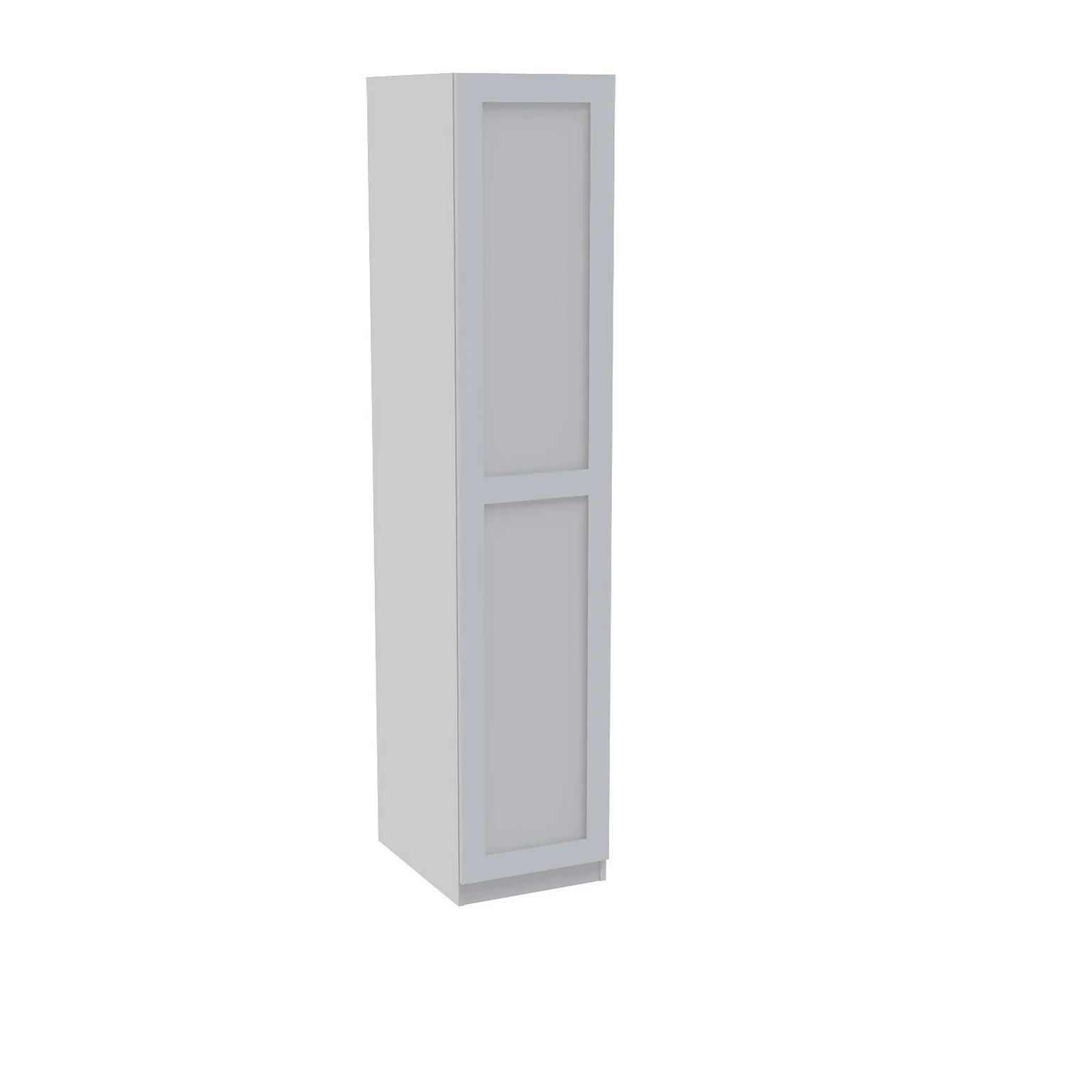 House Beautiful Realm Single Wardrobe, White Carcass - White Shaker Door (W) 450mm X (H) 2196mm 3 House Beautiful Realm Single Wardrobe, White Carcass - White Shaker Door (W) 450mm X (H) 2196mm