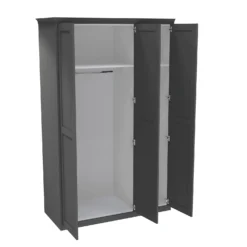 House Beautiful Realm Fitted Look Triple Wardrobe, White Carcass - Carbon Grey Shaker Doors (W) 1451mm X (H) 2256mm 9 House Beautiful Realm Fitted Look Triple Wardrobe, White Carcass - Carbon Grey Shaker Doors (W) 1451mm X (H) 2256mm -Furniture Series Sale 13999884 1275011811614905
