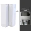 House Beautiful Escape Fitted Look Corner Wardrobe, White Carcass - Gloss White Handleless Doors (W) 1073mm X (H) 2226mm -Furniture Series Sale 13999902 3325052690566013