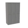 House Beautiful Realm Triple Wardrobe, Grey Carcass - Grey Shaker Doors (W) 1350mm X (H) 2196mm -Furniture Series Sale 13999927 1235005576574682