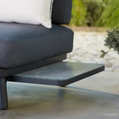 Heba Grey Metal Garden Corner Sofa Set -Furniture Series Sale 14005702 1595022704432172