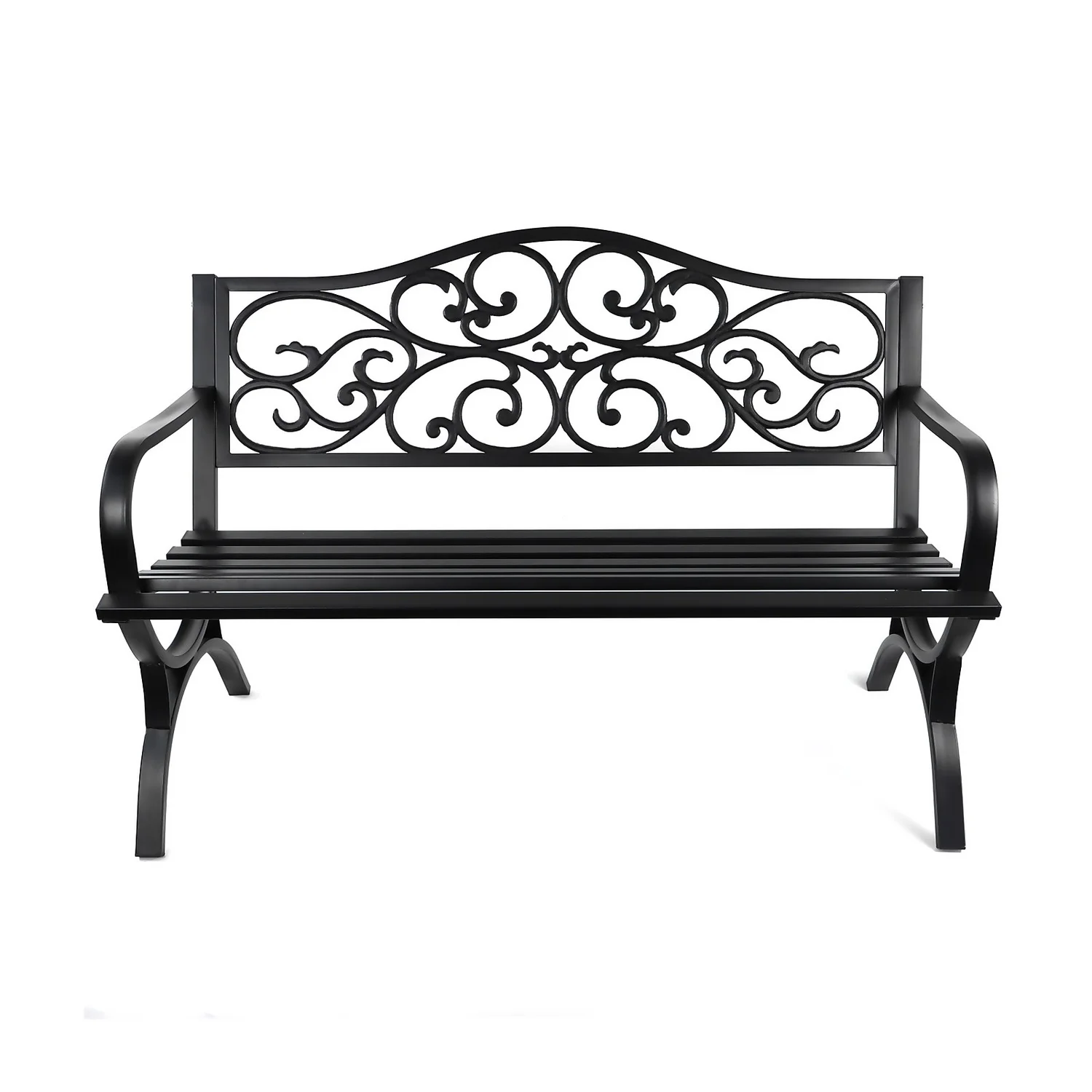 Ornate Metal Garden Bench 3 Ornate Metal Garden Bench