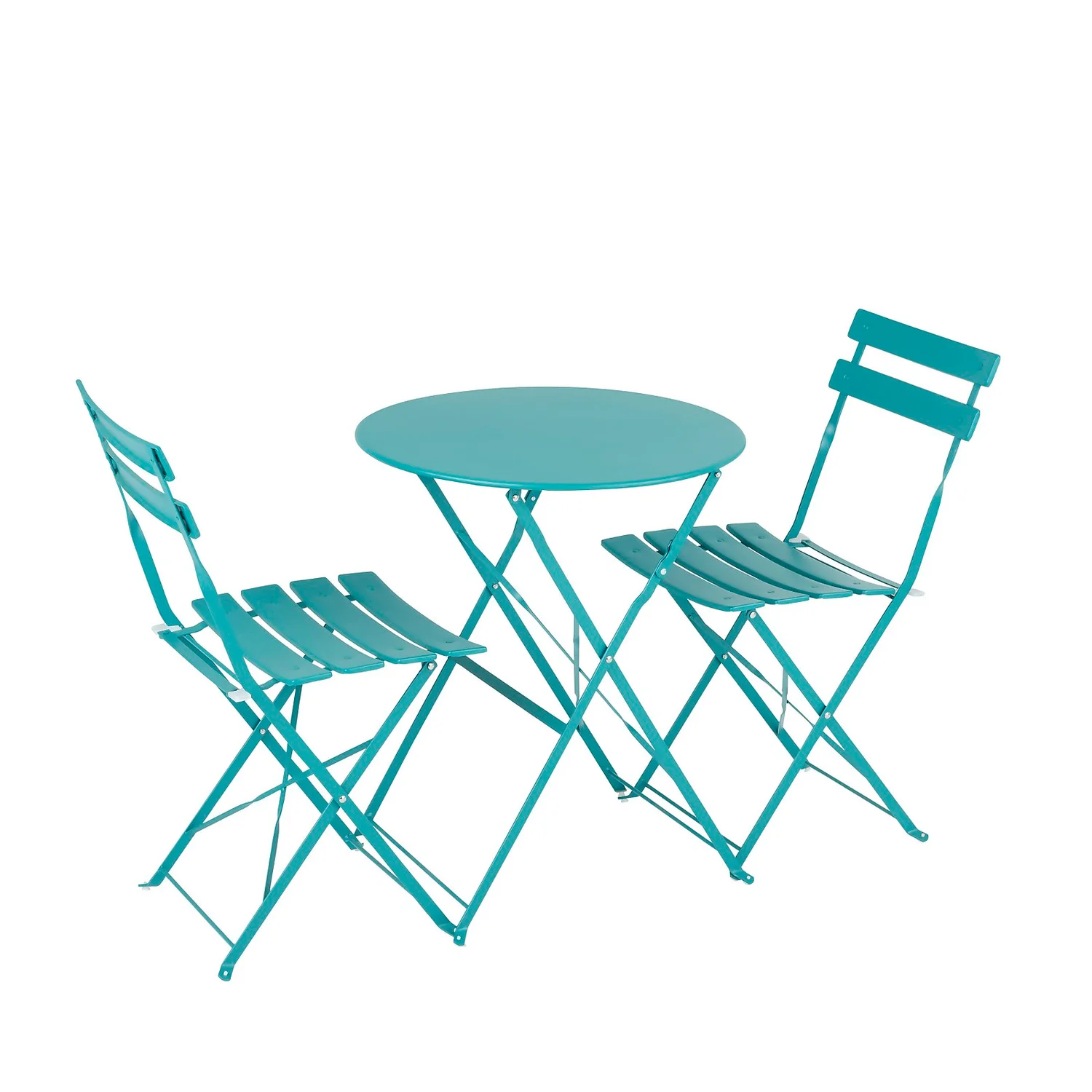 Millie Metal Bistro Set - Green 3 Millie Metal Bistro Set - Green - Image 2