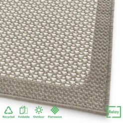 Relay Recycled Indoor/Outdoor Rug - Natural - 120x170cm -Furniture Series Sale 14015907 1965006090867907