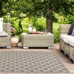 Relay Recycled Indoor/Outdoor Rug - Dark Natural - 120x170cm -Furniture Series Sale 14015916 1125006092198536