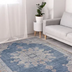 Opal Medallion Rug Navy 135x195cm -Furniture Series Sale 14015920 2015006094727641
