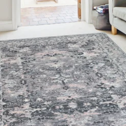 Traditional Rug - Grey & Pink - 160x230cm -Furniture Series Sale 14015928 2065006094165990