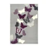 Butterfly Rug - Grey - 160x230cm