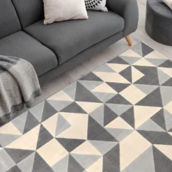 Creation Venus Geometric Rug - Grey - 160x230cm -Furniture Series Sale 14015970 2115006086018527
