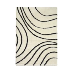 Snug Isobar Rug - Ivory & Black - 120x170cm